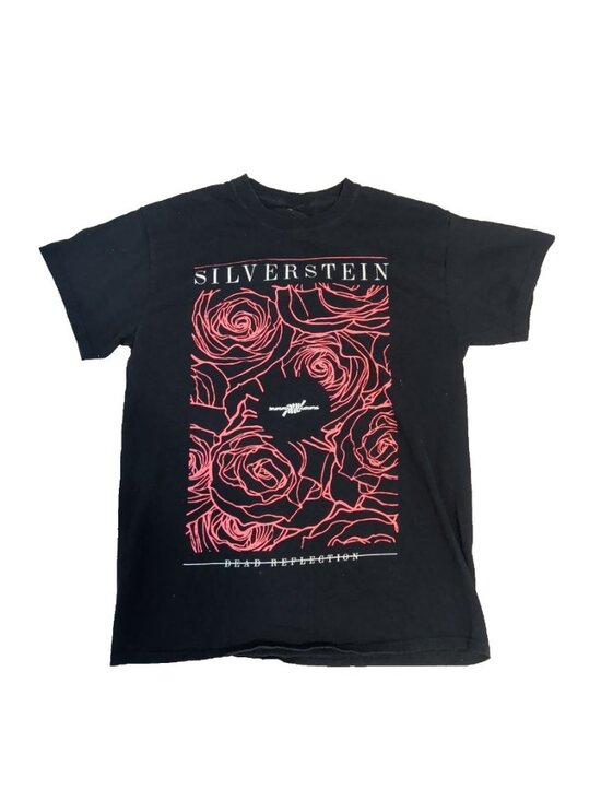 Silverstein Tops - Silverstein Dead Reflection Band Tee T-shirt Vintage Womens Black Small Y2K Emo